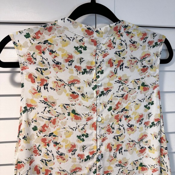 Alice Blue Moreno Lace Detail Top Floral Sleeveless Blouse White XL Career New - Picture 7 of 14